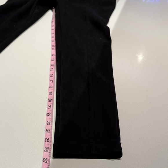 Andrew Marc Faux Suede High Waisted Ankle Pants, Black, Size M - Picture 10 of 12